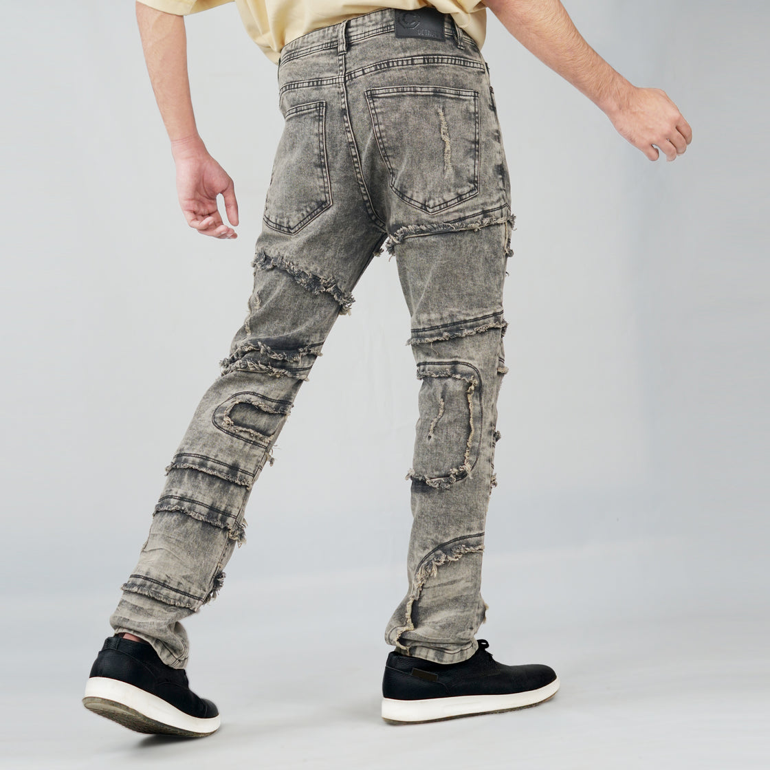 MEN'S RIP & REPAIRED PATCH PANTS