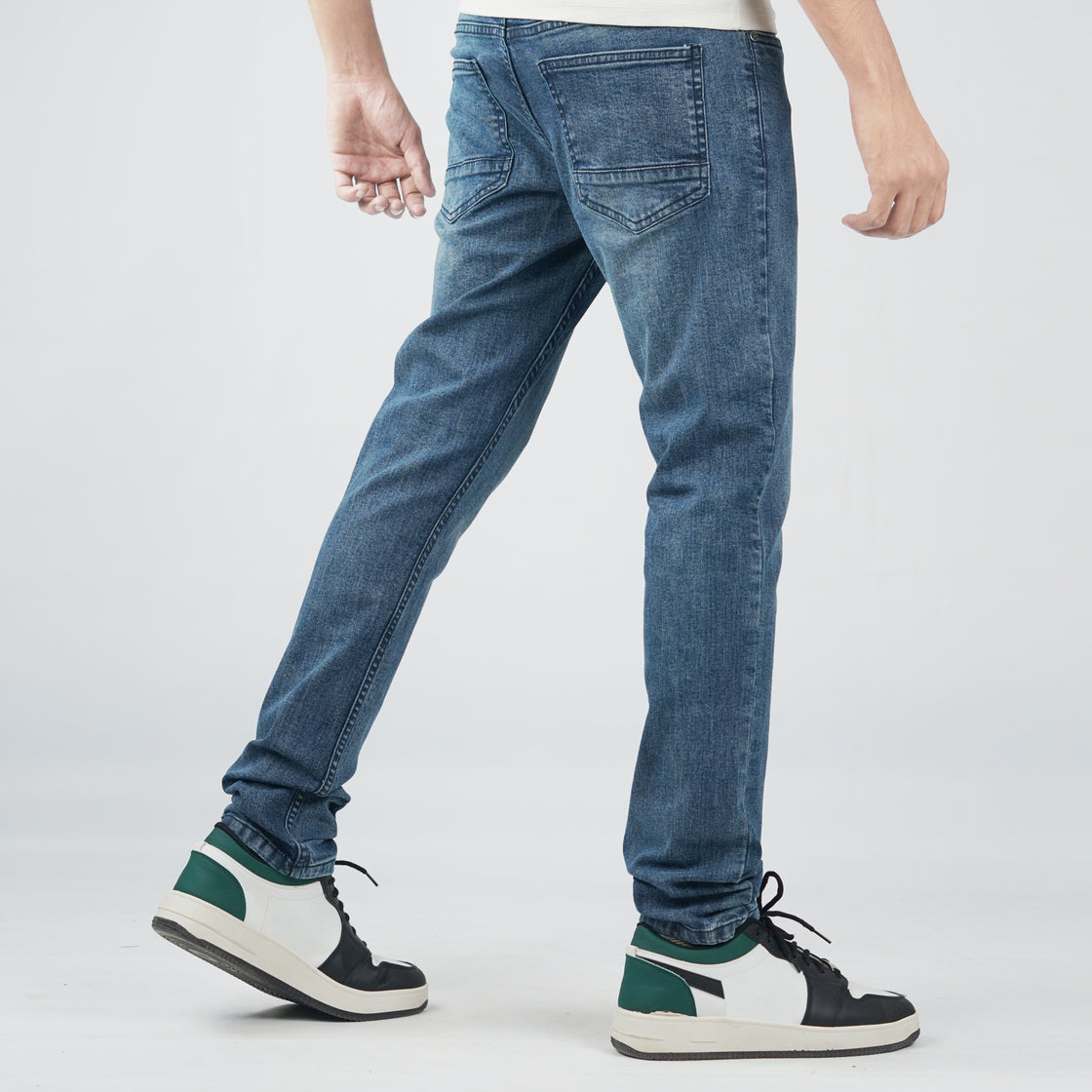 MEN’S BASIC 5-PKT JEANS  (DENIM)