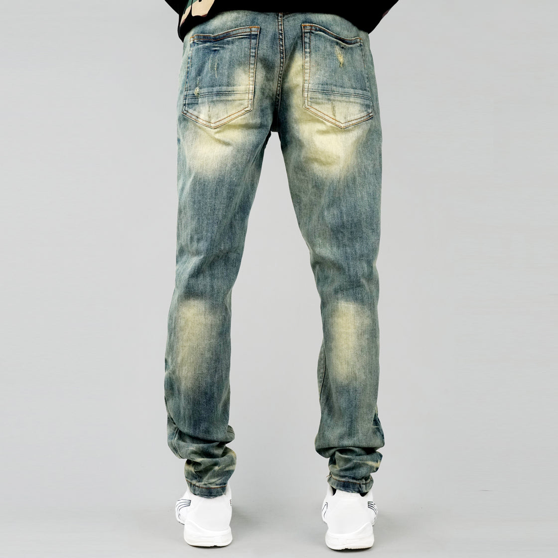 MENS RIP & REPAIRED JEANS