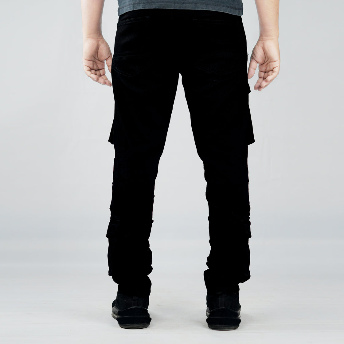 MENS PINCHED SEAM MULTI CARGO JEANS