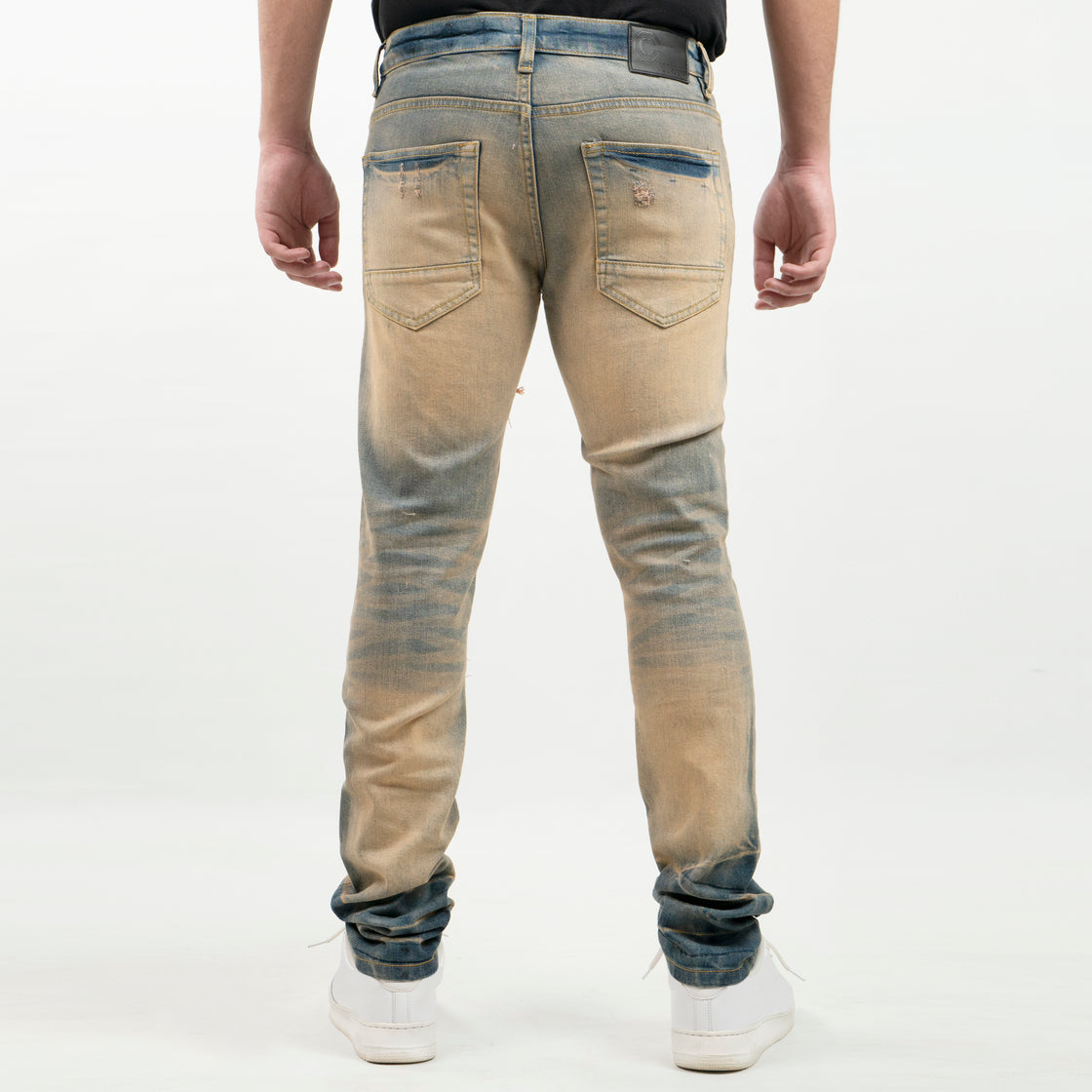 MEN’S RIP & REPAIR PANTS OT25305 (DENIM)