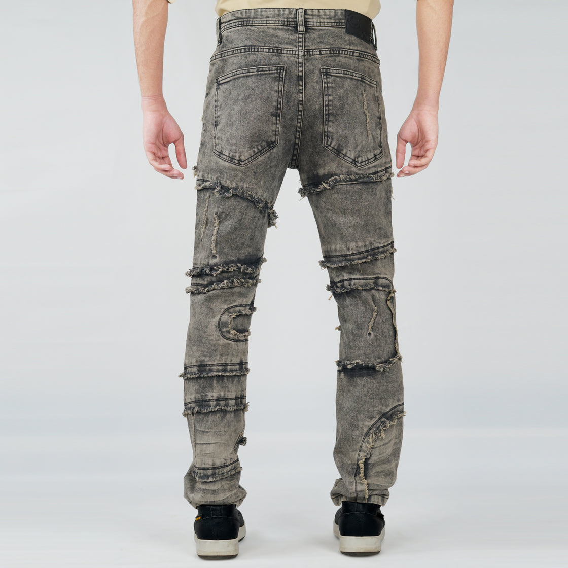 MEN'S RIP & REPAIRED PATCH PANTS