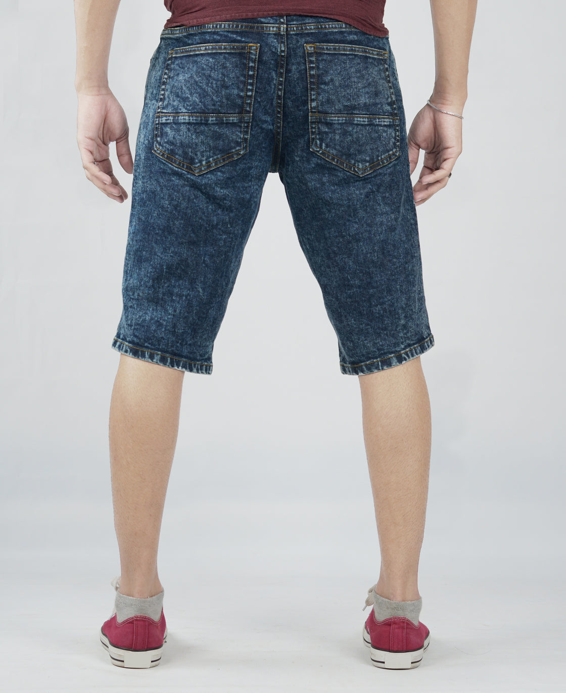 MENS RIP & REPAIRED SHORTS (DENIM)