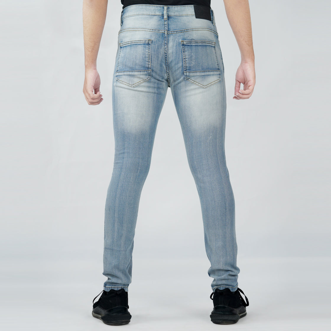 RIB& REPAIRED JEANS (DENIM)