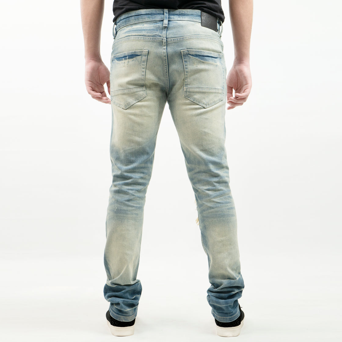 MEN’S RIP & REPAIR PANTS OT25305 (DENIM)