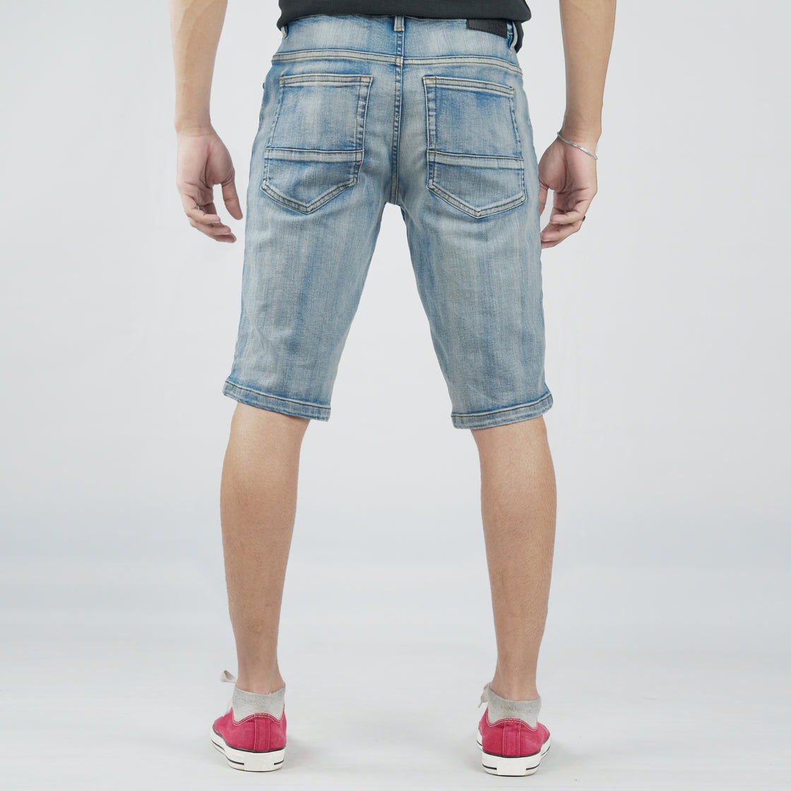 MENS RIP & REPAIRED SHORTS (DENIM)