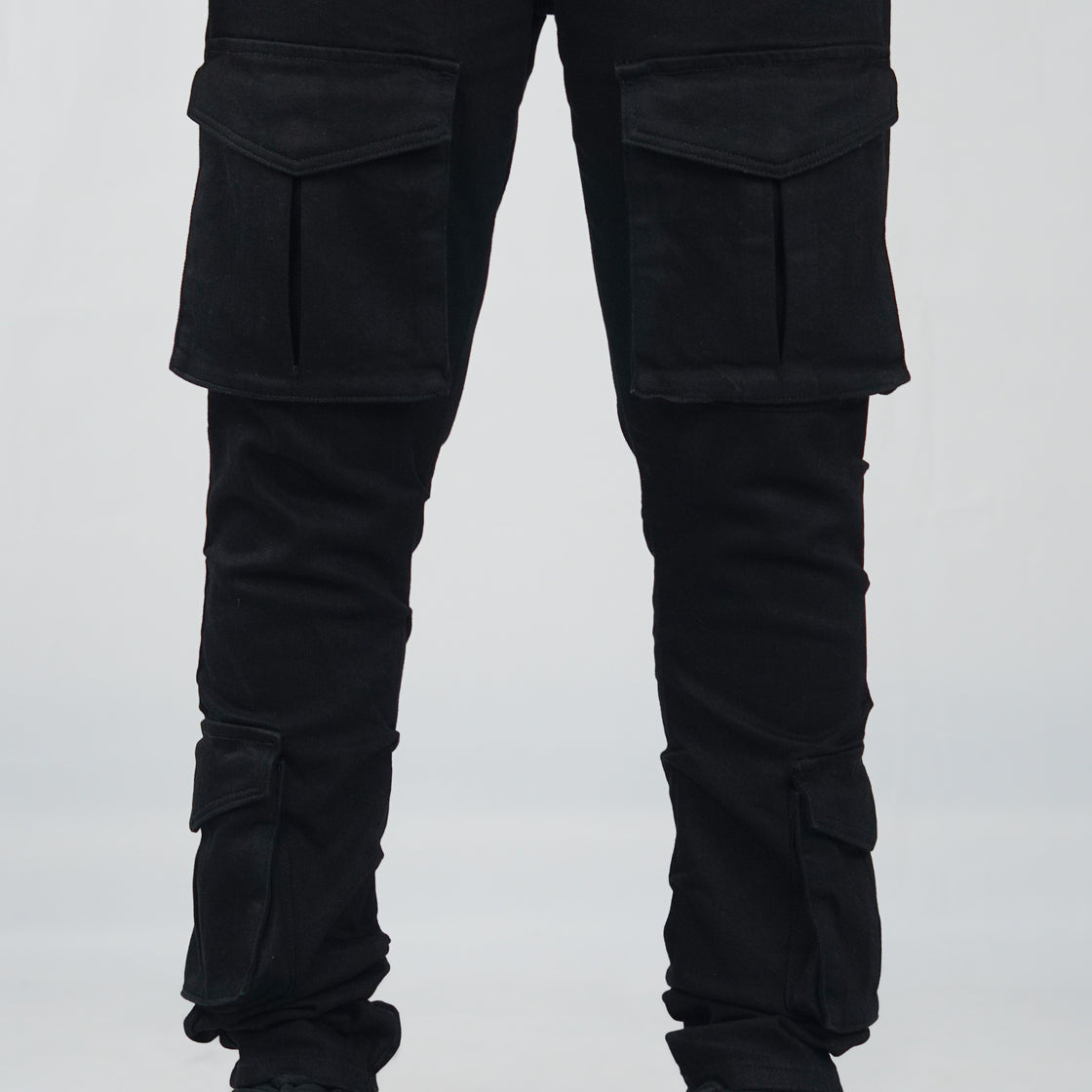 MENS PINCHED SEAM MULTI CARGO JEANS