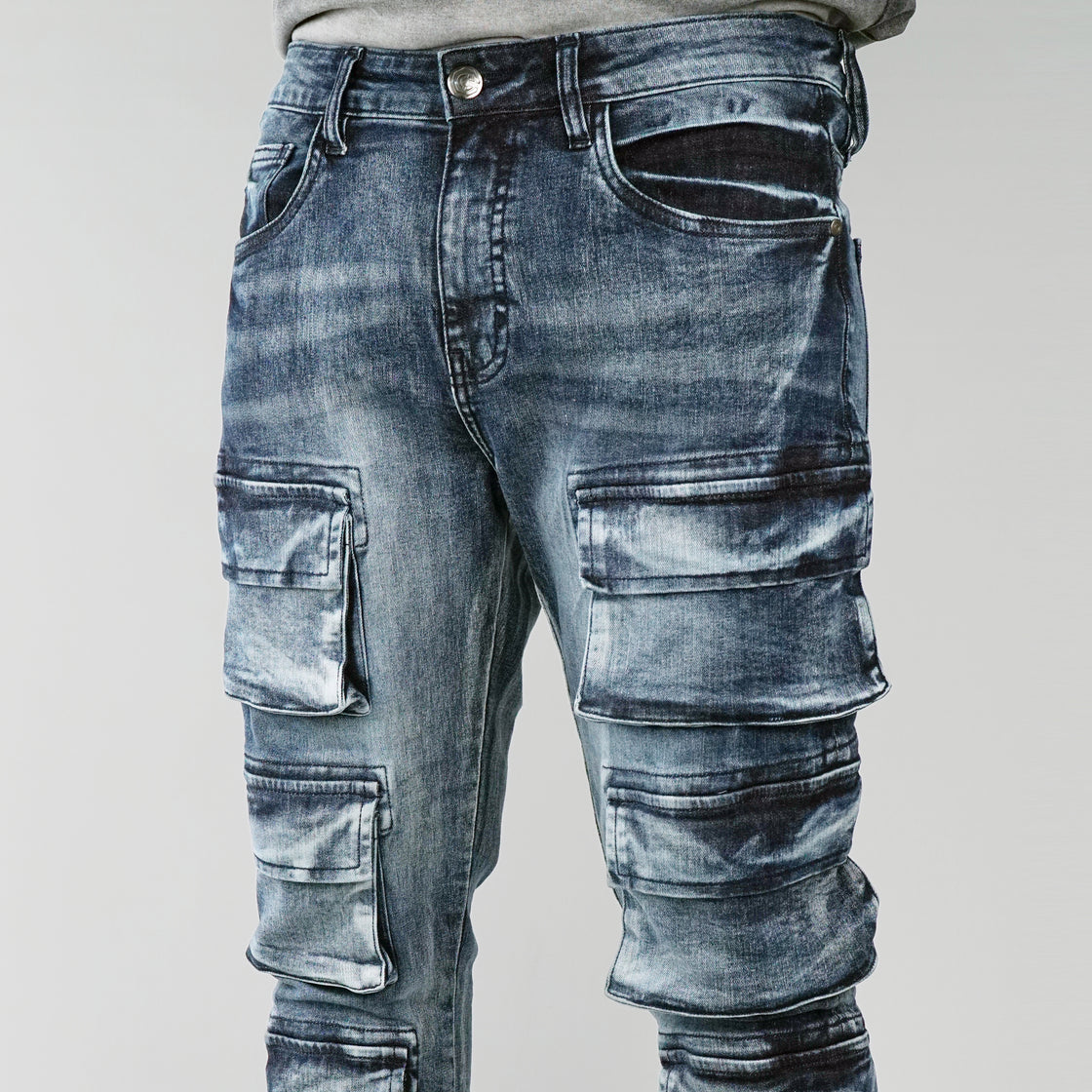 MEN MULTI CARGO JEANS