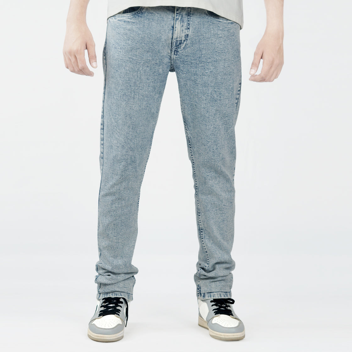 MEN’S BASIC 5-PKT JEANS  (DENIM)