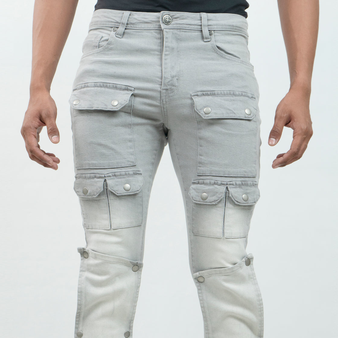 MEN'S MULTI CARGO PANT (DENIM)