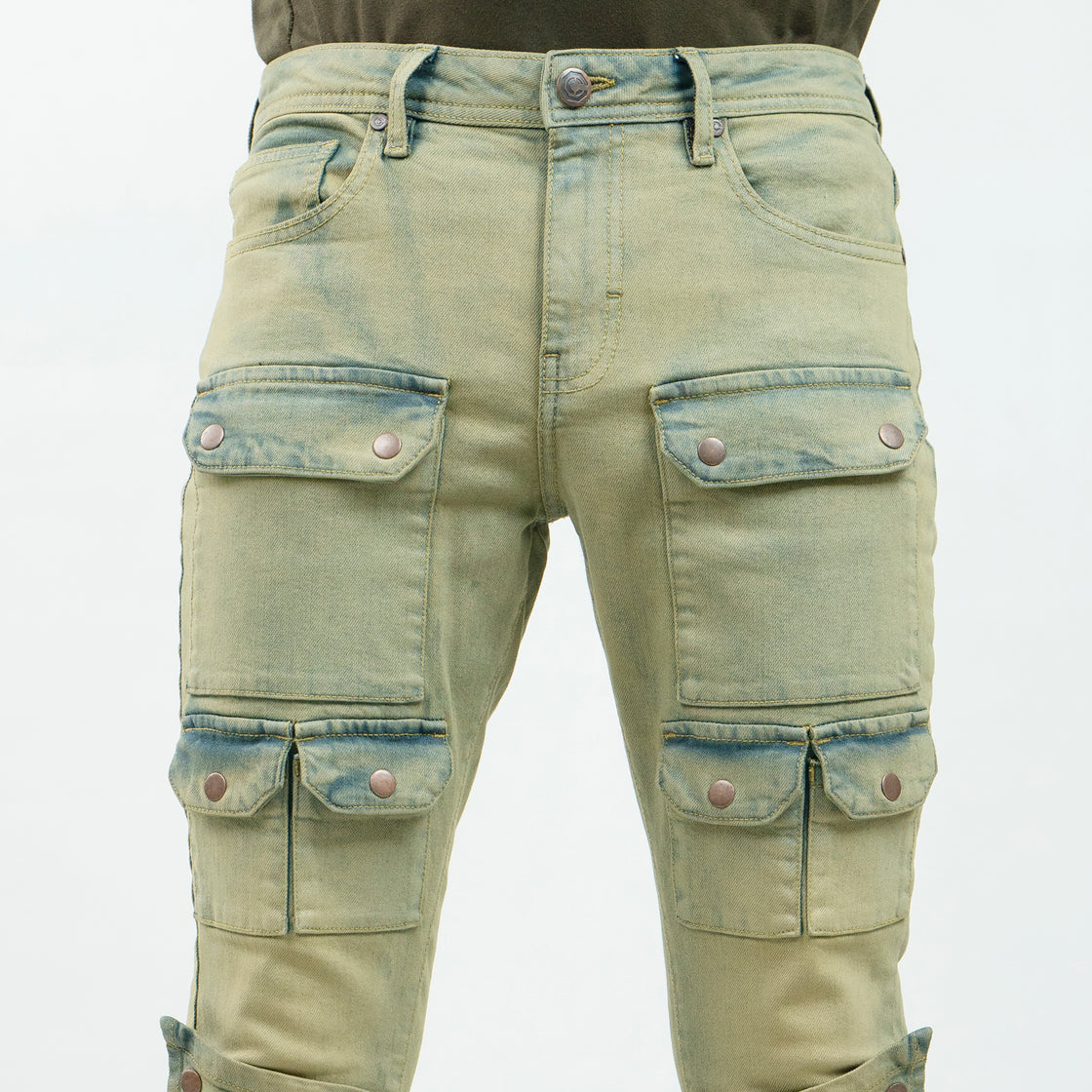 MEN'S MULTI CARGO PANT (DENIM)