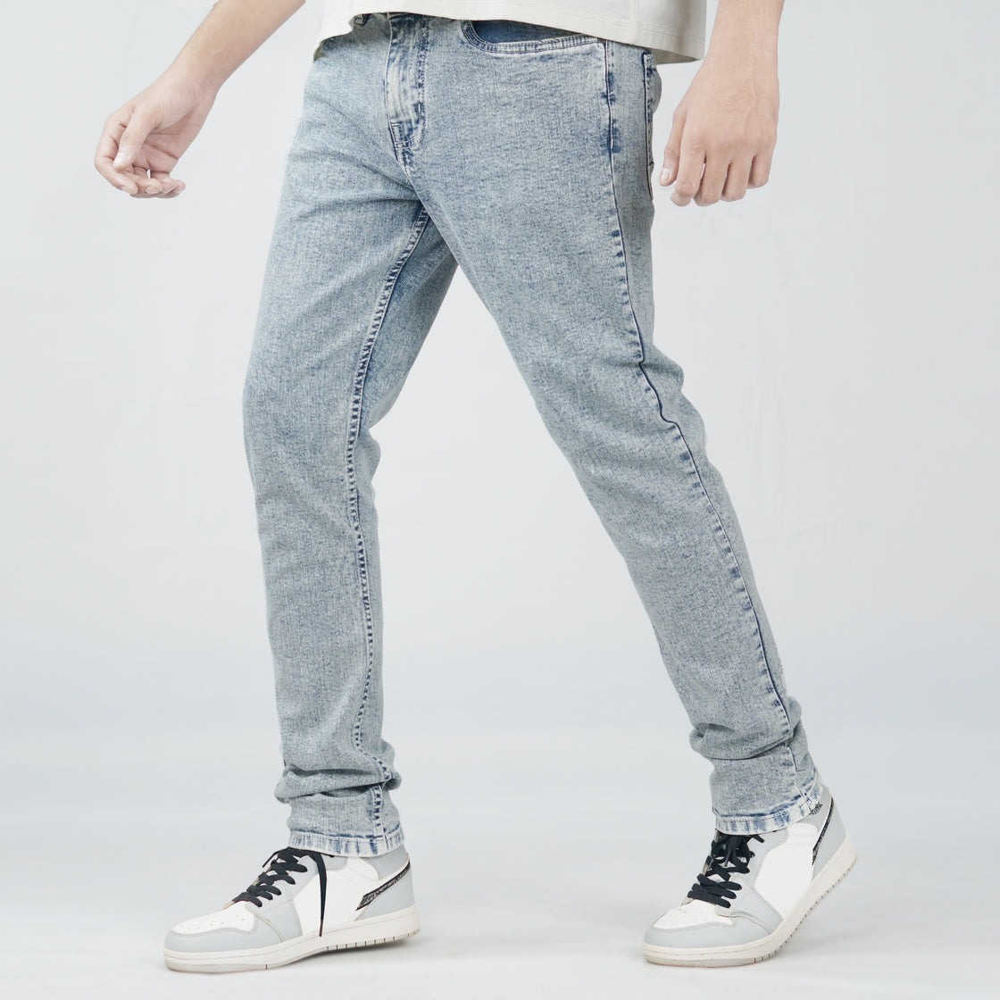 MEN’S BASIC 5-PKT JEANS  (DENIM)