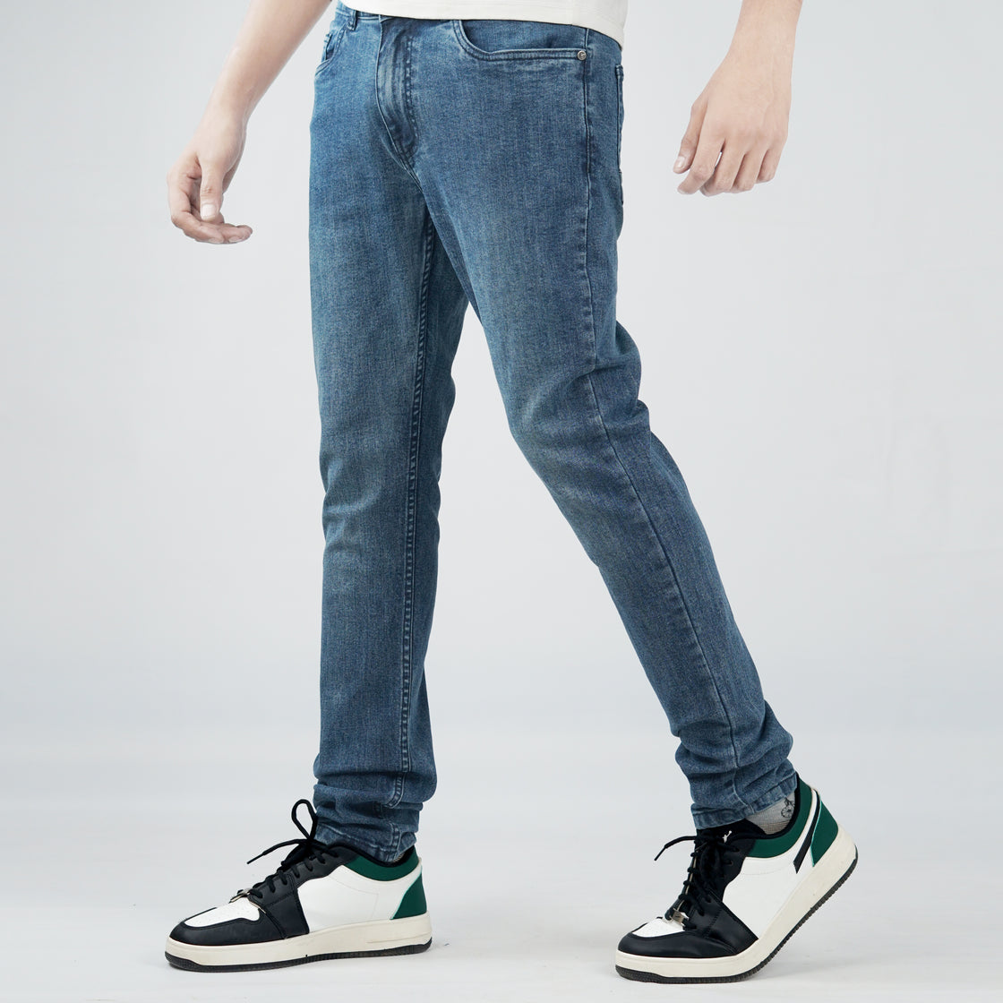 MEN’S BASIC 5-PKT JEANS  (DENIM)