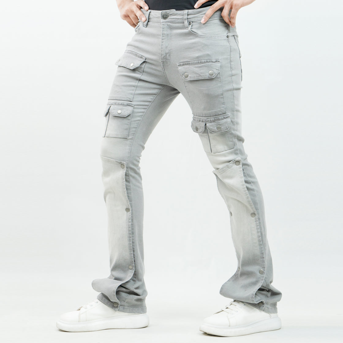 MEN'S MULTI CARGO PANT (DENIM)