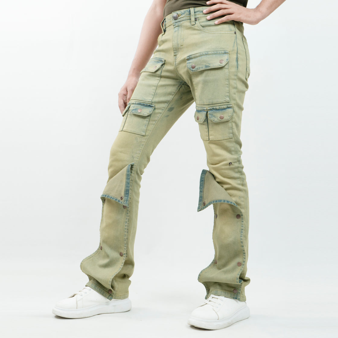 MEN'S MULTI CARGO PANT (DENIM)