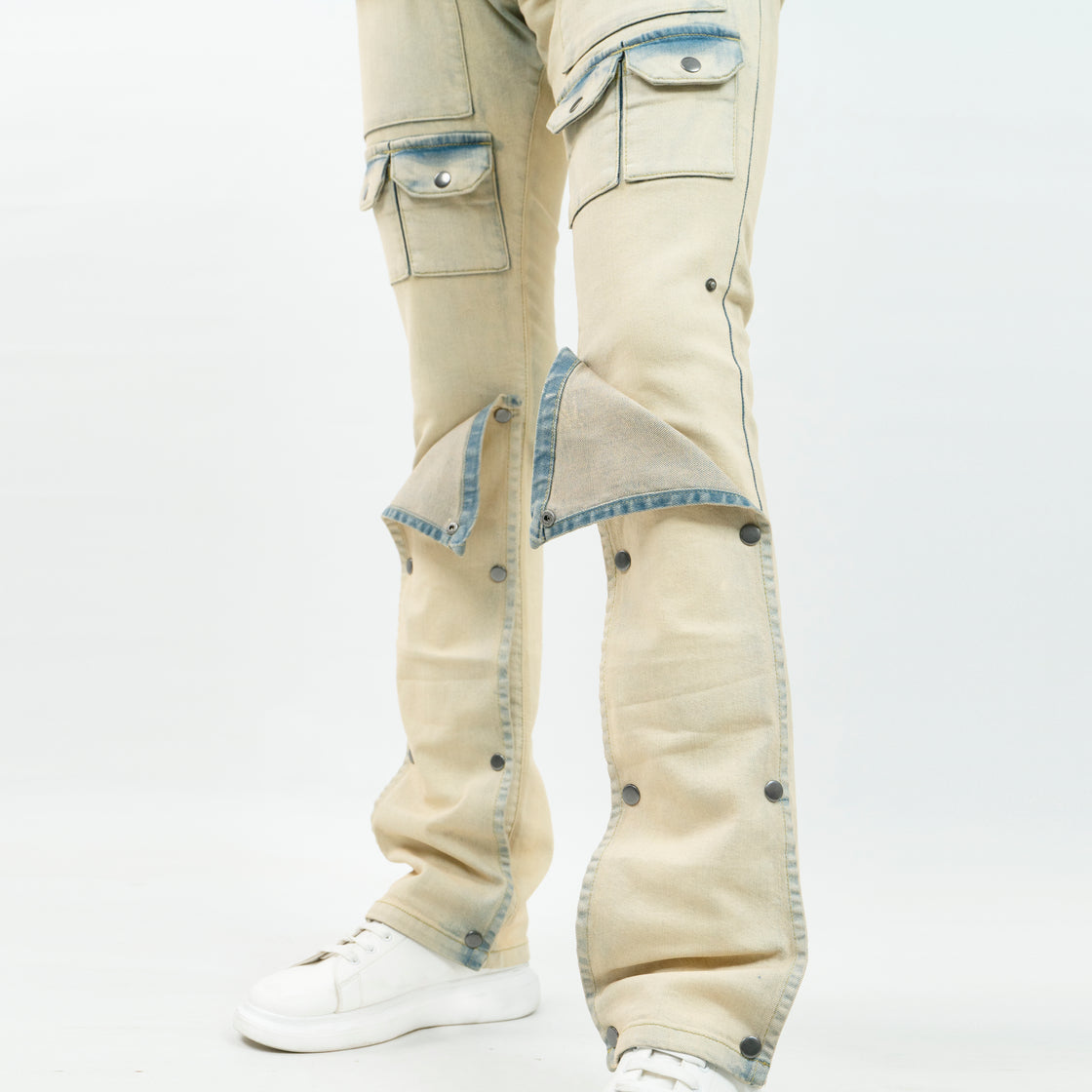 MEN'S MULTI CARGO PANT (DENIM)