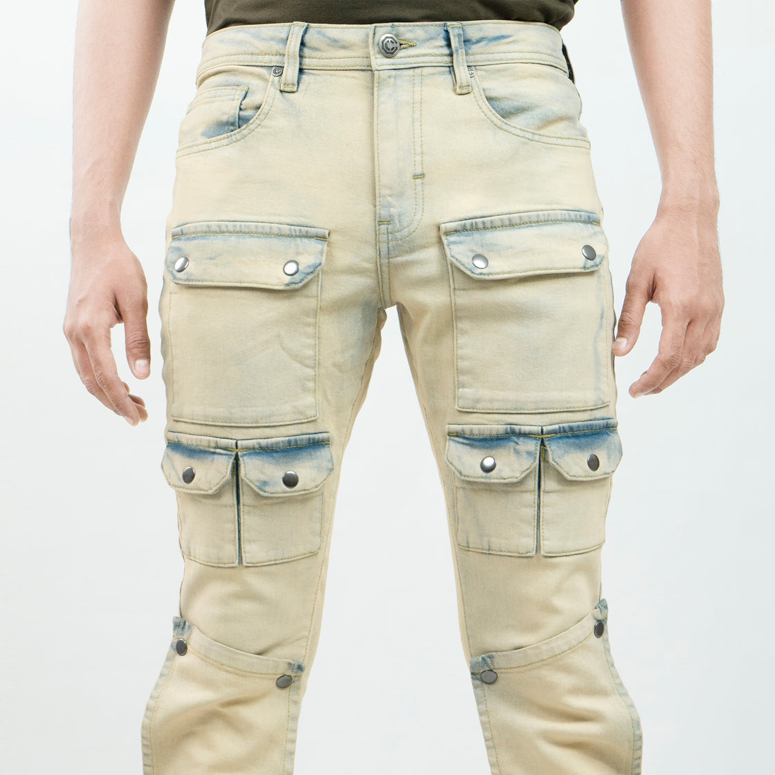 MEN'S MULTI CARGO PANT (DENIM)