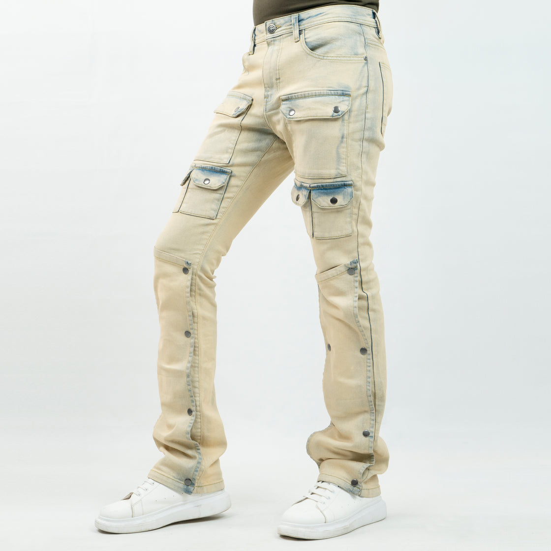 MEN'S MULTI CARGO PANT (DENIM)